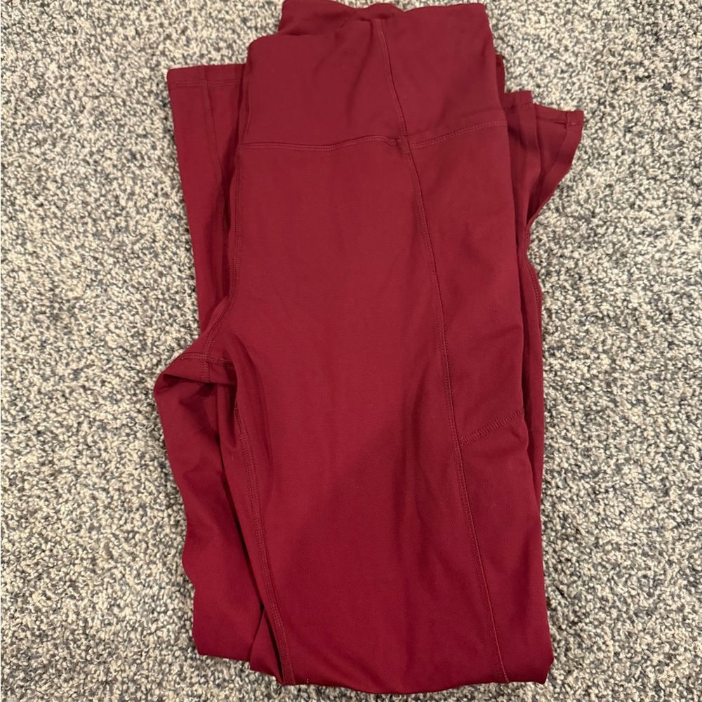 Burgundy Leggings
